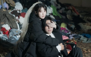 IU dan V BTS Pamer Momen Gemas di Balik Layar Syuting MV 'Love Wins All'