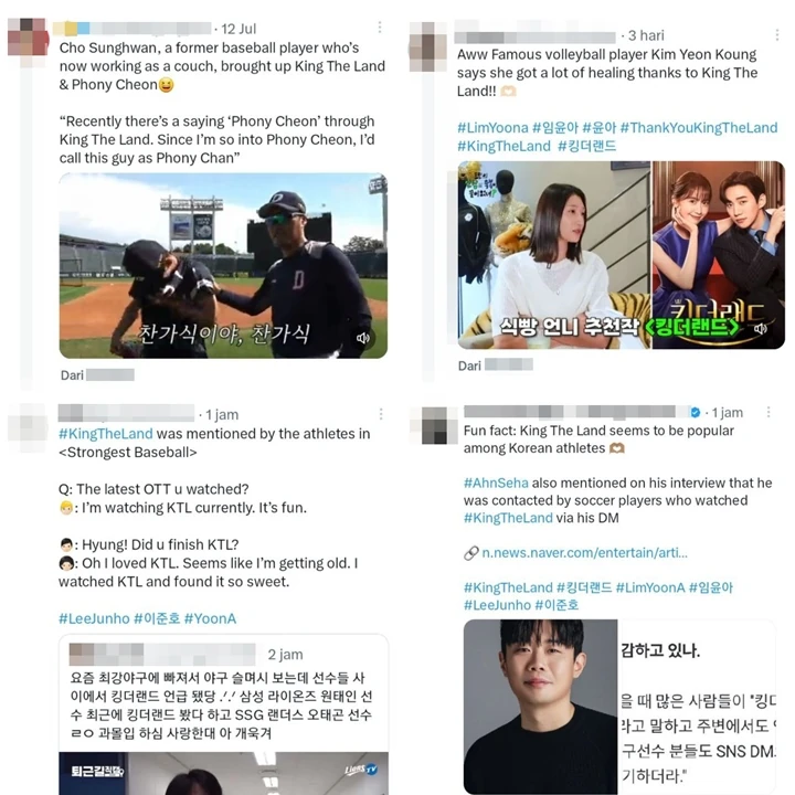 Popularitas \'King the Land\' Yoona & Junho di Kalangan Atlet Korea Jadi Sorotan