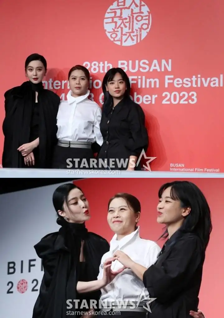 Sinergi Tak Terduga, Fan Bingbing & Lee Joo Young Pamer Pose Uwu di BIFF 2023