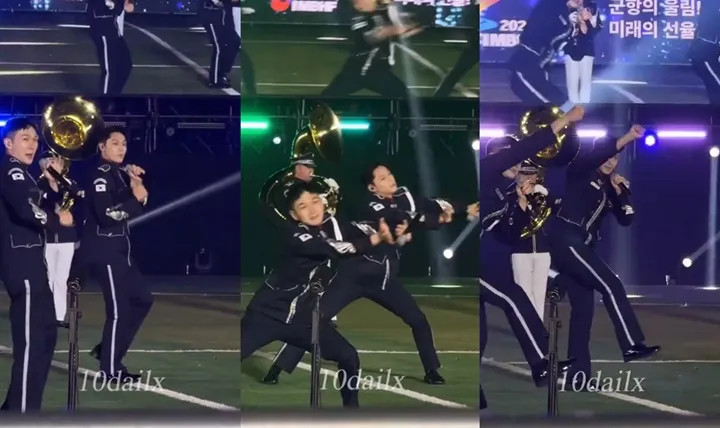 Lee Do Hyun Semangat 45 Joget \'That That\' Ala Suga BTS saat Perform di Militer
