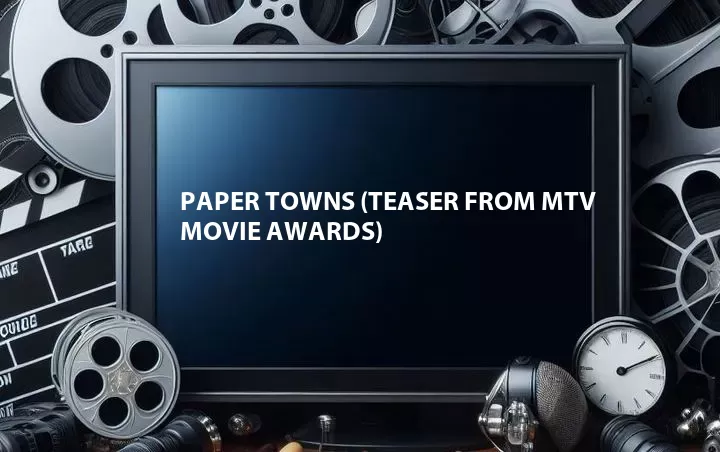 Teaser from MTV Movie Awards