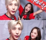 Leo VIXX dan Kim Sejeong Gu9udan 