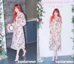 Hani EXID Kenakan Gaun Floral yang Kontran dengan Rambutnya