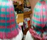 Rambut Motif Kotak