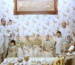 Syahrini dan Ridwan Zaelani Rayakan Idul Fitri 2018 Bersama Keluarga