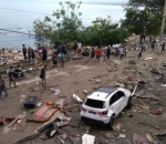 Kondisi Pesisir Donggala Setelah Tsunami