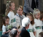 Pangeran George Ketahuan Bercanda Saat di Royal Wedding