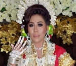 Tampil Mewah, Evi Masamba Cantik Pakai Baju Bodo dan Aksesoris Meriah