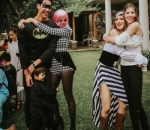 Keceriaan Jessica Iskandar dan Richard Kyle Bersama Peserta Halloween Lainnya