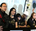 Ayu Ting Ting dan Fransen Susanto pada Jumpa Pers Film 'Nyai'