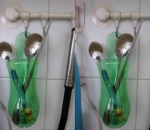 DIY Botol Bekas Jadi Gantungan Alat Masak
