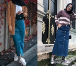 Rok Denim Model Pensil Alis Ketat