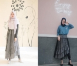 Campuran Rok Ruffle Asimetris dan Tutu yang Gemes Banget