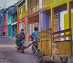 Jalan Panggung Surabaya, Kota Tua yang Disulap Warna-Warni