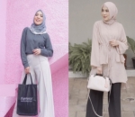 Kenakan Kulot dengan Berbagai Model Atasan a La Fitri Tropica