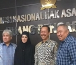 Didampingi Juru Bicara Ahmad Dhani, Mulan Pertanyakan Pemindahan Sang Suami