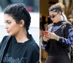 Bergaya Kepang Kelabang Ala Kylie Jenner