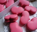 Macaron Hati yang Menggemaskan