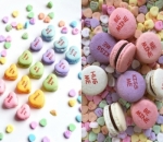 Macaron dengan Tulisan untuk Nyatakan Isi Hati