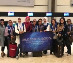 Umi Khalsum dan Rombongan Berangkat ke Amerika Serikat