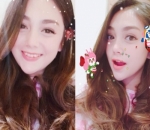 Imut Selfie Pakai Filter Lucu Khas Natal