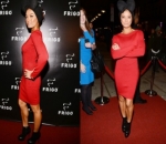 Agnes Pilih Pakai Dress Merah Lengkap Dengan Boots Hitam, Sukses Bikin Nggak Kedip