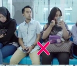 Jangan Berdandan Berlebihan di MRT