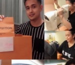 Romantisnya Ajun Perwira Hadiahkan Tas Branded di Hari Valentine