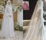 12 Inspirasi Gaun Pengantin Muslimah Syar I Yang Tetap Menutupi Dada Sontek Yuk