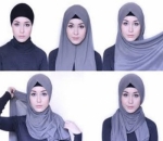 Gaya Pashmina Sederhana