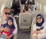Adik Sekaligus Manajer Syahrini Santai Naik Jet Pribadi ke Singapura