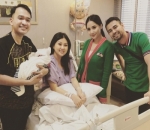 Serba Hijau Saat Jenguk Anak Kedua Ruben Onsu
