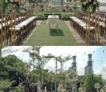 Detail Hiasan Cantik di Meja Tamu Undangan, Ada Aksen Emasnya