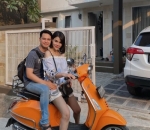 Katty Butterfly dan Aiman Ricky Mesra di Vespa