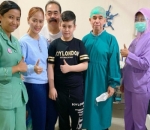 Kompak Antar Anak Semata Wayang Cek Kesehatan