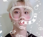 Bang Chan si Leader juga berpartisipasi