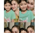 Bilqis semakin gemas saat selfie bersama sang ibu