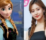 Gaya Tzuyu dengan Rambut Kepang Dua seperti Anna
