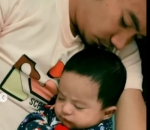 Mirip banget dengan ayah saat tidur