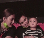 Kiano nonton bareng Baim dan mama