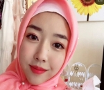 Potret saat pakai hijab