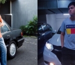 Pose kece bareng mobil