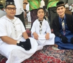 Potret alvin Faiz, Ameer,  dan Azka saat lagi lucu-lucunya 