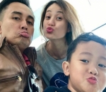 Denny, darren, dan vina kompak manyun