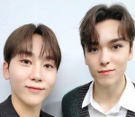 <i>Selca</i> imut bareng seungkwan