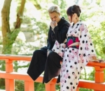 Kompak kenakan busana Jepang 