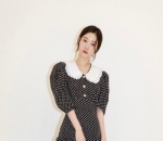 Manis dengan dress polkadot 