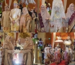Pernikahan mewah dengan nuansa adat Palembang