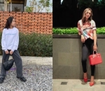Anak dan ibu sama-sama kece