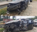 Kenang penampakan mobil hancur pasca kecelakaan